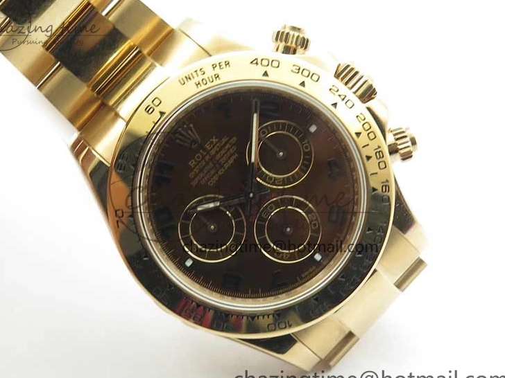 MiroTime 0421 Daytona 116508 RG Noob 1:1 Best Edition 904L SS Case and Bracelet RG Dial Numbers SA Comfortable 2704